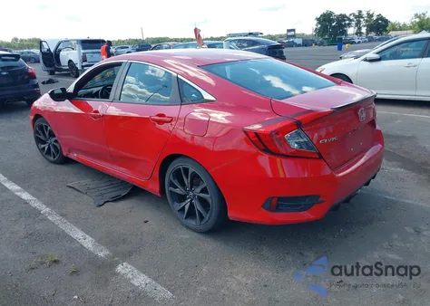 2019 Honda Civic Sport from USA, damaged, VIN 2HGFC2F82KH524566